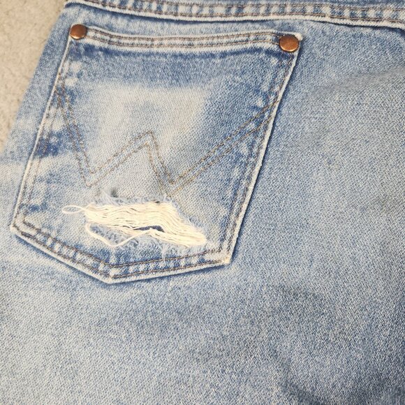 Wrangler Jeans Mens 36x32 Blue 936 Slim Fit Cowboy Cut Western Chore Ranch Rodeo - Picture 16 of 16